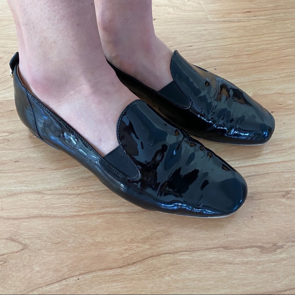 Black Patent leather Cole Haan loafer